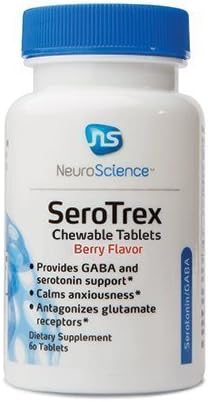Neuroscience SeroTrex 60 Chew Tabs (Fruit Punch Flavor) by NeuroScience