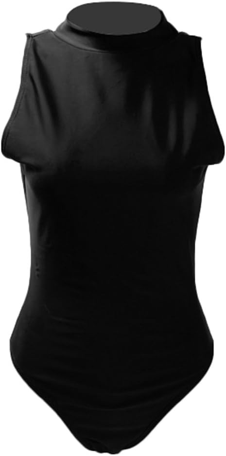 ABCWOO Women Pure Color Round Collar Sexy Backless Bikini One Piece Swimsuit