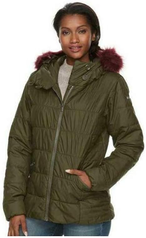 columbia puffer jacket with fur hood