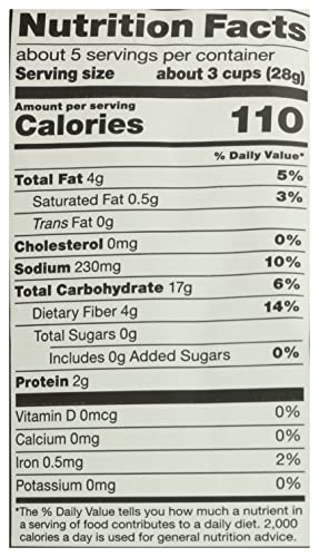 365 BY WHOLE FOODS MARKET, ORGANIC EXTRA VIRGIN OLIVE OIL AND SEA SALT POPCORN, 5 OUNCE
