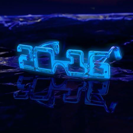 PartyLights Novelty Party Fun Novelty LED 2016 Eyeglasses: Blue