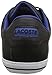 Lacoste Men's Grad Vulc Fashion Sneaker, Black/Blue, 10 M US