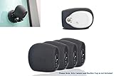 Silicone Skins for Arlo HD (4 pcs black) for Arlo HD Wireless Free Camera Protective Case - for Netgear Arlo HD Smart Security Accessories Silikon Case - For VMS3230- By Sully