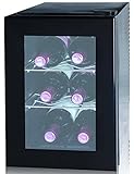 6-Bottle Wine Cooler, Glass Door