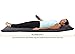 Relaxzen 10-Motor Massage Plush Mat with Lumbar Heat and Removable Cover and Pillow, Gray