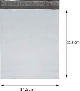 MFLABEL 100 Pack Mailer Bags 22.8x14.5 cm 60µm Self-Adhesive Waterproof Opaque view 2