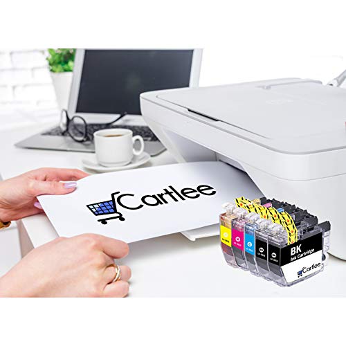 Cartlee 5 Set compatible High Yield Ink Cartridges Replacement for Brother LC-3013 for MFC-J491DW MFC-J497DW MFC-J690DW MFC-J895DW Inkjet printers (2 Black, 1 Cyan, 1 Magenta, 1 Yellow) LC3013 LC 3013
