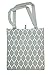 ReBagMe Set of 10 Large Reusable Grocery Bag Totes with Extra Reinforced Handles Sewn to the Bottom-Loop for Grocery Stores-Insert for Extra Support (10, Grey)