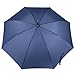Totes 48 Inch Automatic Open Stick Umbrella, Blue, One Size