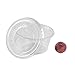 Gotopack 2oz - sets of 200 - Slime Containers PP Plastic Cups with PET Plastic Lids High Transparent Sauce Cups