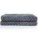 Kpblis Duvet Cover for Weighted Blanket 48r, Soft Cozy Plush Duvet Cover, JUST Cover, Dark Grey