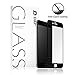 iPhone 6s Anti Glare Glass Screen Protector, D&P Front Anti Glare /Matte Full Cover Tempered Glass For Apple iPhone 6s/6[3D Touch Compatible][Black]+ Back Matte PET