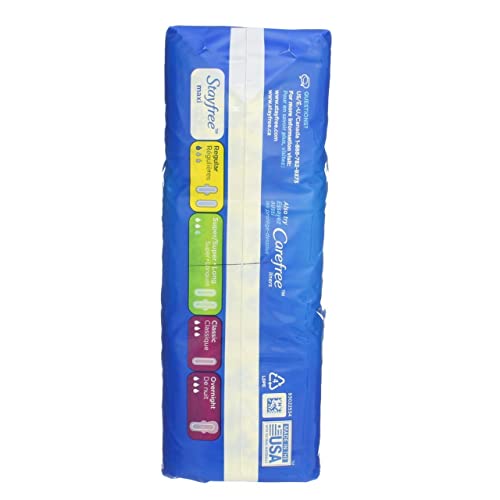 Stayfree Reg Maxi Pad 24ct