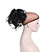 Onedor 12 inch Premium Synthetic Adjustable & Customizable Updo Style Ponytail Hair Extension with Clip on Claw Attachment (1# - Off Black)