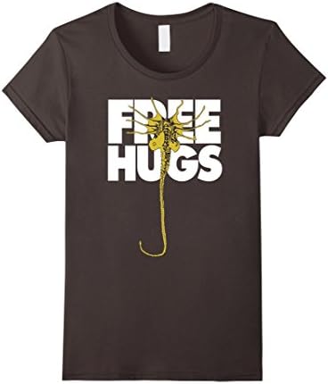 Womens Free Hugs Horror Shirt Large Asphalt