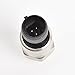 Eyourlife Pressure Transducer, Fuel Pressure Sender with Connector, Sensor for Oil, Fuel, Air, Water, 1/8
