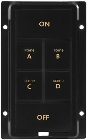 Insteon 6-Button Change Kit for KeypadLinc, Black