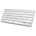 VicTsing Ultra-Slim Portable Bluetooth Keyboard, Wireless Keyboard for iOS (iPhone, iPad), Android, Windows, Mac Computer, Laptop, Tablet, Smartphone and Other Bluetooth Enabled Devices, Silver