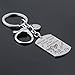 WUSUANED Never Drive Faster Than Your Guardian Angel Can Fly Keychain Bracelet New Driver Gift Sweet 16 Gift (guardian angel keychain)