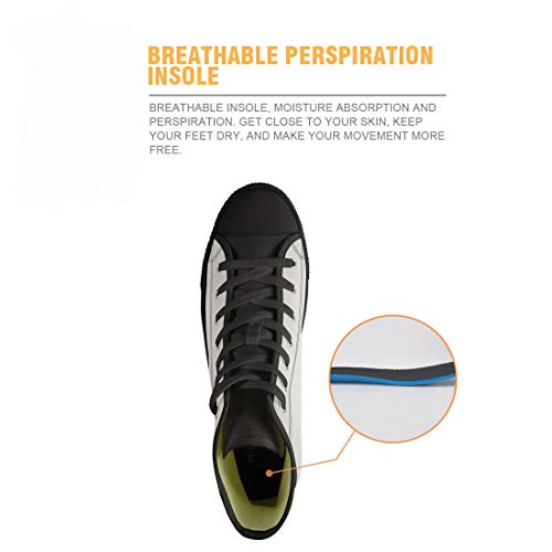LedBack Periodic Table High Top Canvas Shoes for Women Causal Sneakers Teenagers Girls Lightweight 3D Trainers Size 5-11
