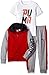 PUMA Little Boys' Three Piece Hoodie and Tee Set, Fierce Red, 5