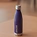 Thermo Tank Insulated Stainless Steel Water Bottle - Ice Cold 36 Hours! Vacuum + Copper Technology - 17 Ounce (Royal Purple, 17oz)