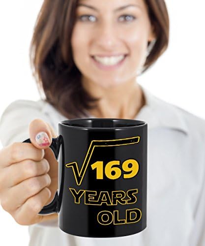 Square Root of 169 13 Years Old 13th Birthday Funny Bday Mug 100% Dishwasher and Microwave Safe | Perfect Gift