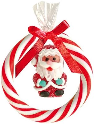 Segnaposto Natalizi Alimentari.2 Lecca Lecca Candy Canes Ghirlanda In Zucchero Con Babbo Natale Rosso Bianco Segnaposto Natale Decorazioni Albero Amazon It Alimentari E Cura Della Casa