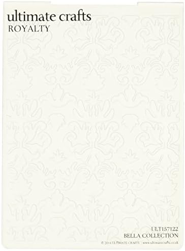 Ultimate Crafts BB4-50-005 Bella Collection Embossing Folder, Royalty
