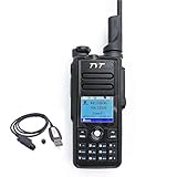 TYT MD-2017 DMR Dual Band Digital Handheld Two Way Radio Transceiver with Programming Cable