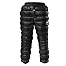 Men Women Winter Warm Packable Down Pants Compression Snow Trousers Windproof Water-Resistant Outdoor Camping Insulated Pants with Storage Bag
