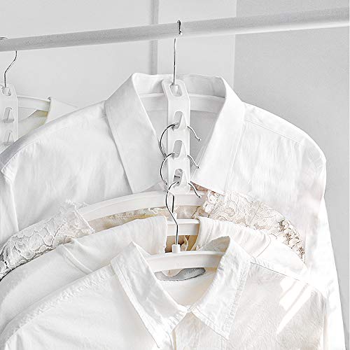 Cascading Clothes Hanger Hooks,Space Saving Series MultiFunction Multi