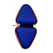 Staron Fashion Fidget Hand Spinner Finger Focus ADHD Autism Toy Bag Box Triangle Case (Blue)