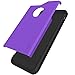 iPhone 7 Plus Case, LK [Armor Shield] Shock Absorbent Dual Layer Hard PC Cover + TPU Inner Hybrid Defender Case For Apple iPhone 7 Plus (Purple)