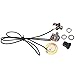 rosenice Acoustic Guitar Pickup System Box Piano Line with 20Ga Wire Wiring Harness for Blues Box Guitar and Cigar Strings