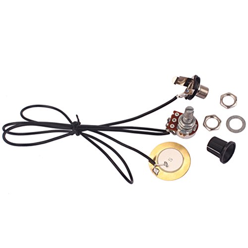 ROSENICE Pickup Wiring Kit for Cigar Box Guitars and Acoustic Instruments - Thumbnail 2