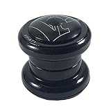 DEERU 1-1/8 inch Heavy Duty Threadless Mountain Bike Headset Black (Black)