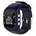 GBSELL ReplacementSoft Silicone Rubber Watch Band Wrist Strap For Polar A300 Fitness Watch (Dark blue)