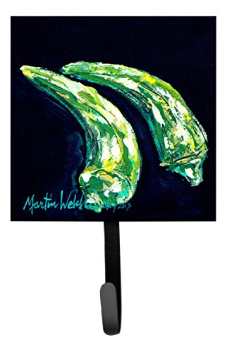 Caroline's Treasures MW1030SH4 Vegetables-Okra Gumbo Time Leash or Key Holder, Small, Multicolor
