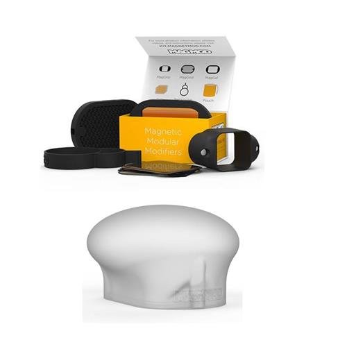 Magmod basic flash modifier kit, includes maggrip, maggrid 2, mag…