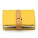 Partstock(TM) High quality PU Leather Credit Card Holder ID Case - Book Style With 26 Card Pockets Size:4.2L X 3 X 0.7 Inches.(Yellow)