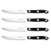HENCKELS Prime Razor-Sharp Steak Knife Set of 4, German Engineered Informed by 100+ Years of Mastery,Black