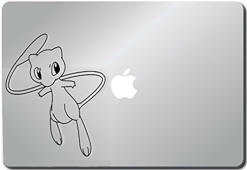 Mew - Auto - Decal - Sticker - Pokemon - Playing Card - Black - (5 inches) Window Sticker for Car, Truck, Motorcycle, Laptop, Ipad, Wall (Mew)