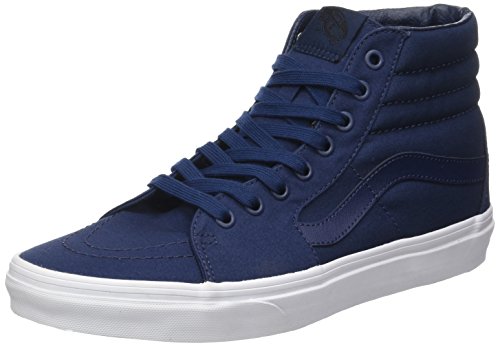 Vans VA38GEMX3 Unisex SK8-Hi Mono Skate Shoes, Dress Blues/True White, 8.5 B(M) US Women / 7 D(M) US Men
