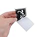 Transparent Vinyl Stickers Pack 100 pcs,Black and Clear Stickers Decals, Sticker Bomb for Water Bottle Laptop Car Motorcycle Bicycle Luggage Graffiti Skateboard Deacls (Clear Stickers)