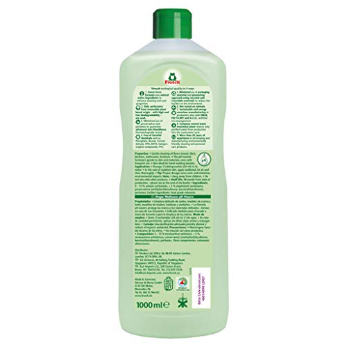 Frosch Natural Neutral Universal All Purpose Cleaner, 1000 ml (Pack of