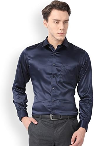 Pan America Men's Satin Clubwear Casual Shirt