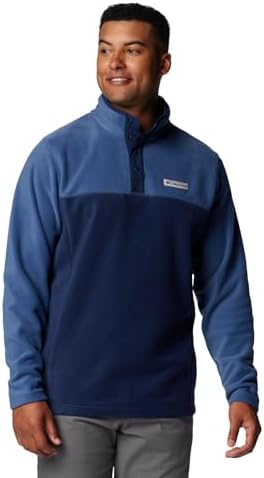 Columbia Men's Park View Fleece Half Zip, Collegiate Navy Heather