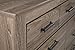 Signature Design by Ashley Zelen Rustic Contemporary 7 Drawer Dresser, Warm Gray