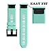 Wearable4U Garmin Fenix 5X 26mm Quick Release Easy Fit Silicone Replacement Watch Band for Garmin Fenix 5X, Quatix 3, Fenix 3 HR, Fenix 3, Tactix Bravo, Foretrex 601, Foretrex 701 (Teal)